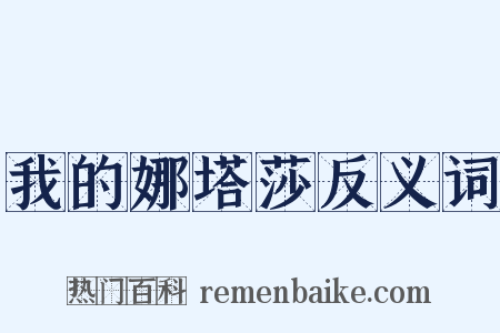 我的娜塔莎反义词是什么意思的图片
